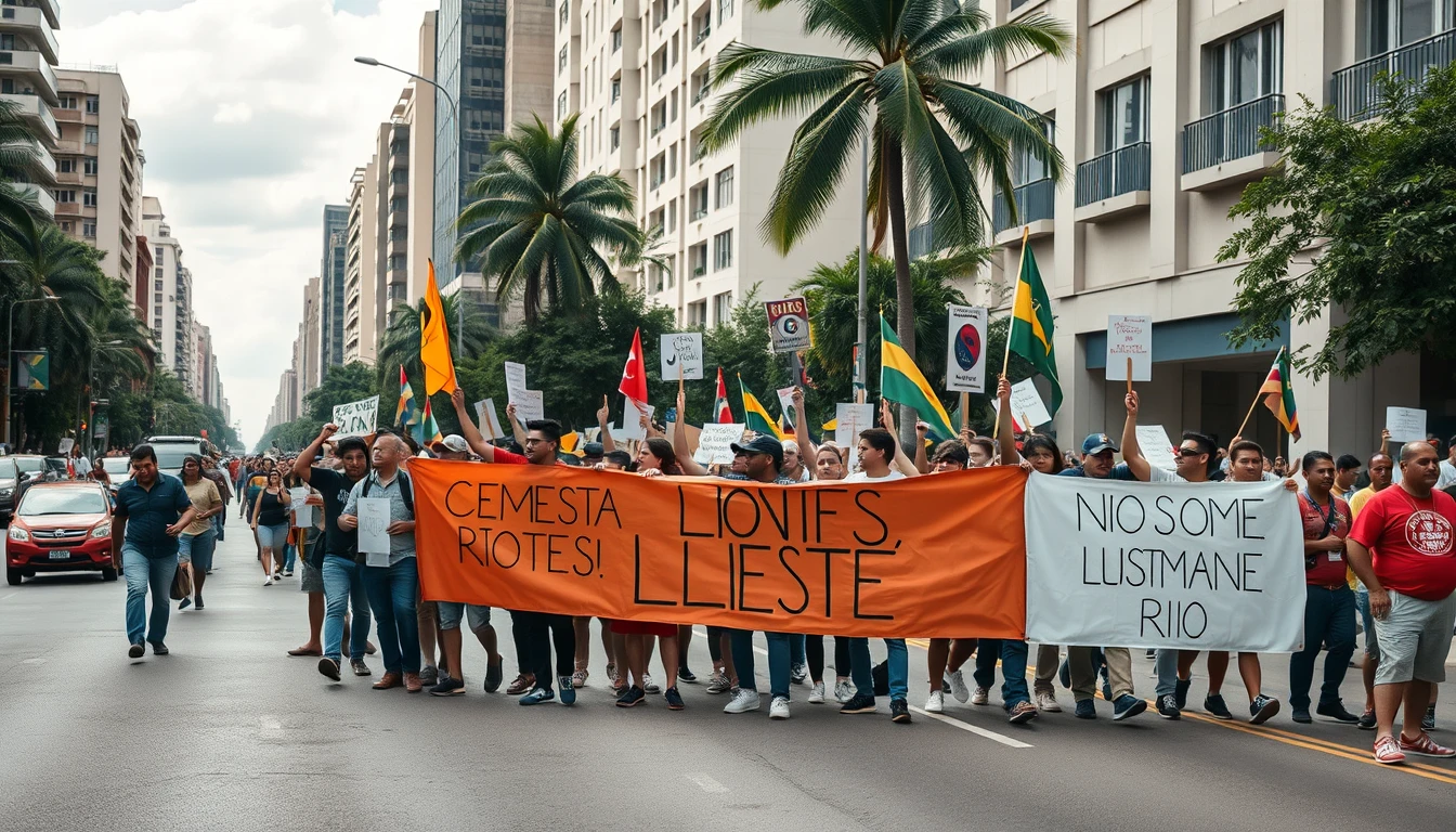 Manifestações contra ação da polícia bloqueiam vias do Rio